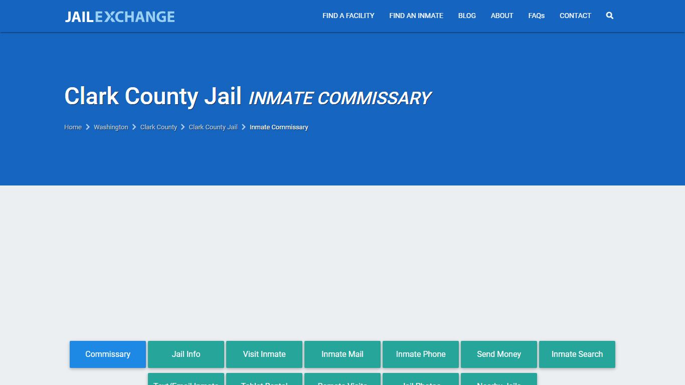 Clark County Jail Commissary, Care Packs, Gifts | Vancouver, Washington